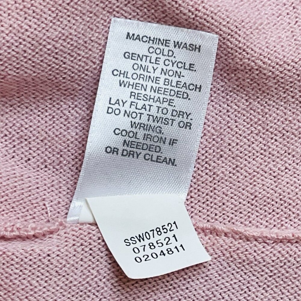 J Jill Womens XS Pink Oversized Knit Tunic Sweater Party Classic Lagenlook - Picture 6 of 9